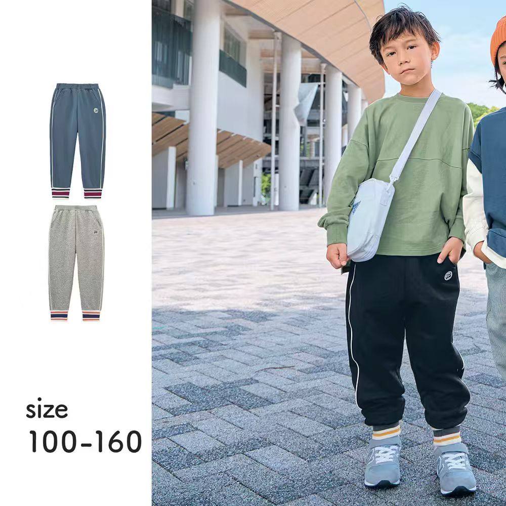 外贸原单儿童春秋款休闲裤纯棉毛圈男女童运动裤中大童收腿长裤,童装/婴儿装/亲子装,校服/园服,淘宝优惠券,粉丝福利购,淘宝优惠卷