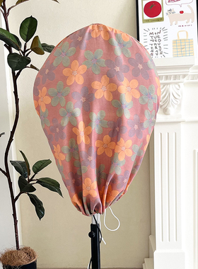 田园风落地式电风扇防尘罩子全包台式风扇套家用空调风扇盖巾新款