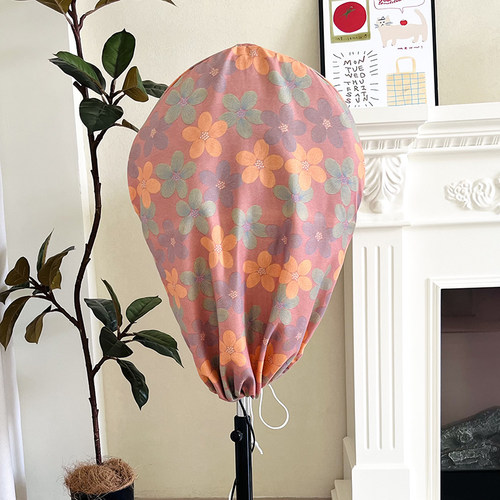 田园风落地式电风扇防尘罩子全包台式风扇套家用空调风扇盖巾新款