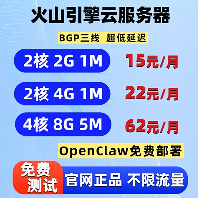 火山引擎云服务器BGP搭建独立ip