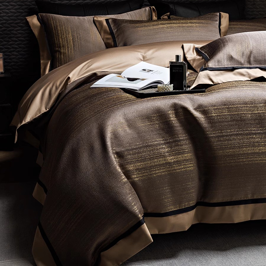 欧式高端140支匹马棉四件套高端