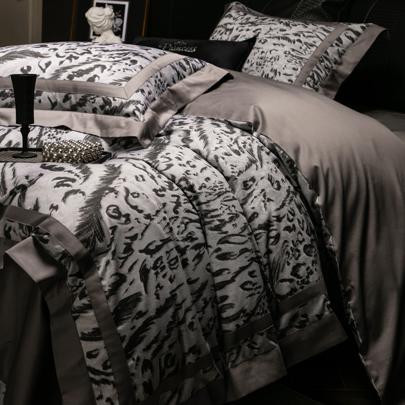 高奢120s长绒棉四件套纯棉高级感