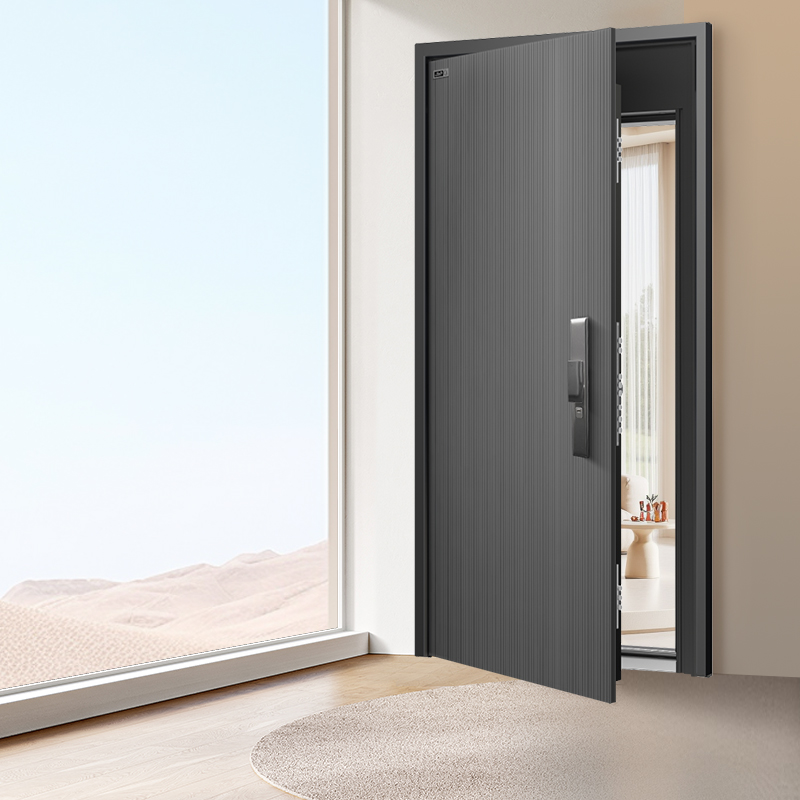 甲级发泡加高门楣加厚门扇防盗门