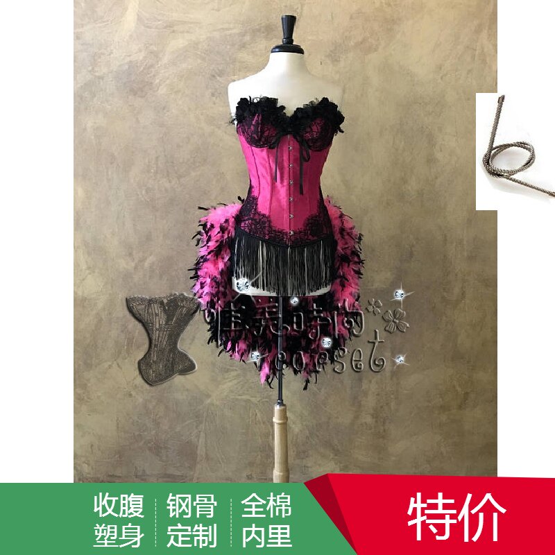 新款哥特式宫廷束身衣收腹塑腰束腰复古宫廷马甲corset女式塑身衣