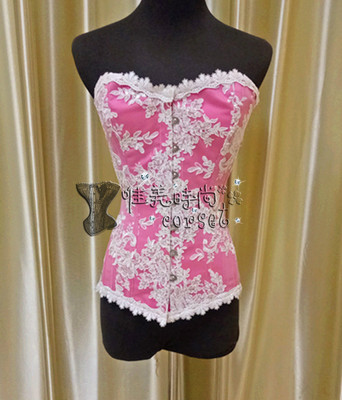 新宫廷哥特式复古束腰收腹塑身钢骨马甲corset镙旋钢骨收腰塑身衣