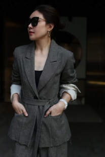 外套 西装 意大利品牌OIII 2025年秋冬新款