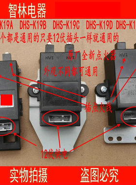适用万和热水器 DHS-K19D K19M  DC-12V  DHS-K19C 12V脉冲点火器