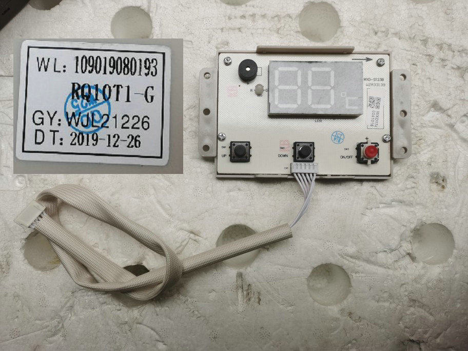 适用万家乐热水器JSQ20-10T1 RQ12JP2DC 10JP2 24-12T1按键显示板