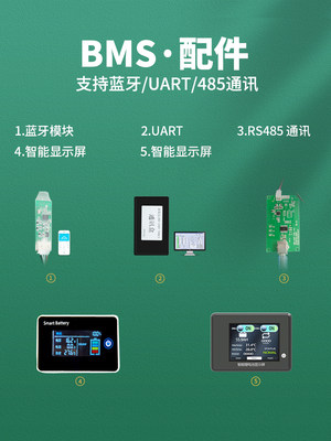 智能锂电保护板配件显示屏