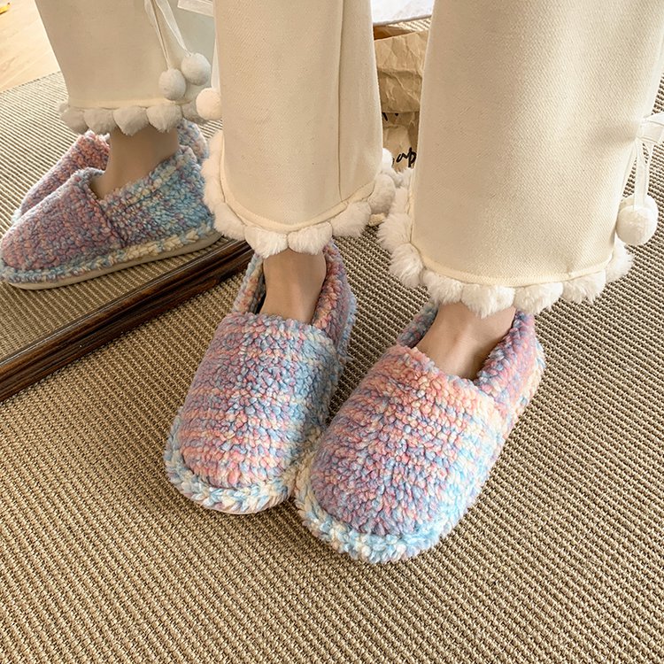 包头包跟毛毛拖鞋外穿2025冬季