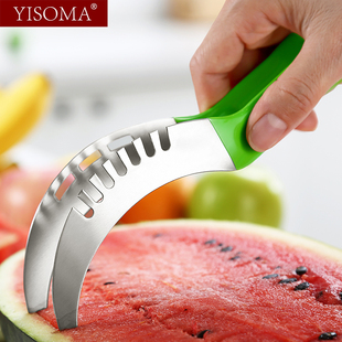 304不锈钢西瓜取肉切片器削水果切分器切西瓜分割器