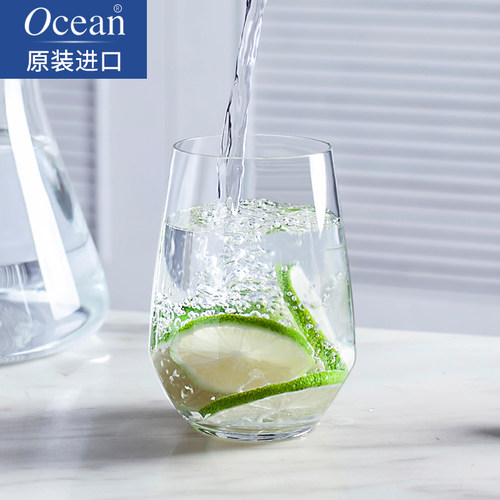 ocean客厅透明轻奢风水杯套装