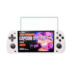 适用RGB10MAX2开源掌机钢化膜便携PS1街机贴膜psp屏幕贴膜三国战纪掌机保护膜5.1寸霸王小子游戏机高清防刮
