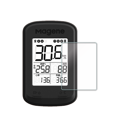 适用于迈金C606码表钢化膜C416/C406/C506/506SE智能GPS码表屏幕保护套C406pro/C206/C206pro里程表壳贴膜