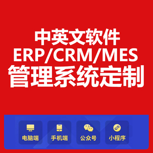 生产制造管理系统 中英文ERP软件工厂业进销存加工采购MES仓库存