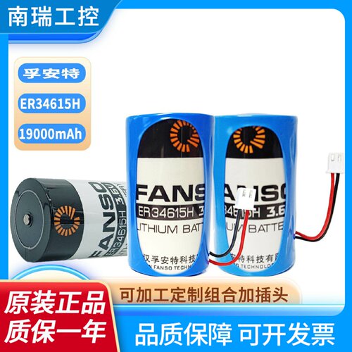 原装正品FANSO孚安特ER34615H3.6VD型流量计智能水表容量型电池