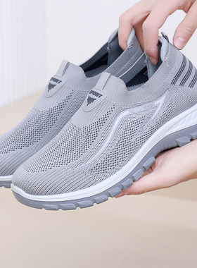 12315 68815男网鞋老北京布鞋袜子口男士休闲鞋宽松透气网鞋男