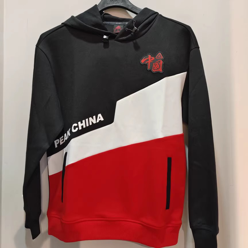 匹克连帽卫衣男2023秋新款中国长袖套头衫休闲运动服外套F6233970