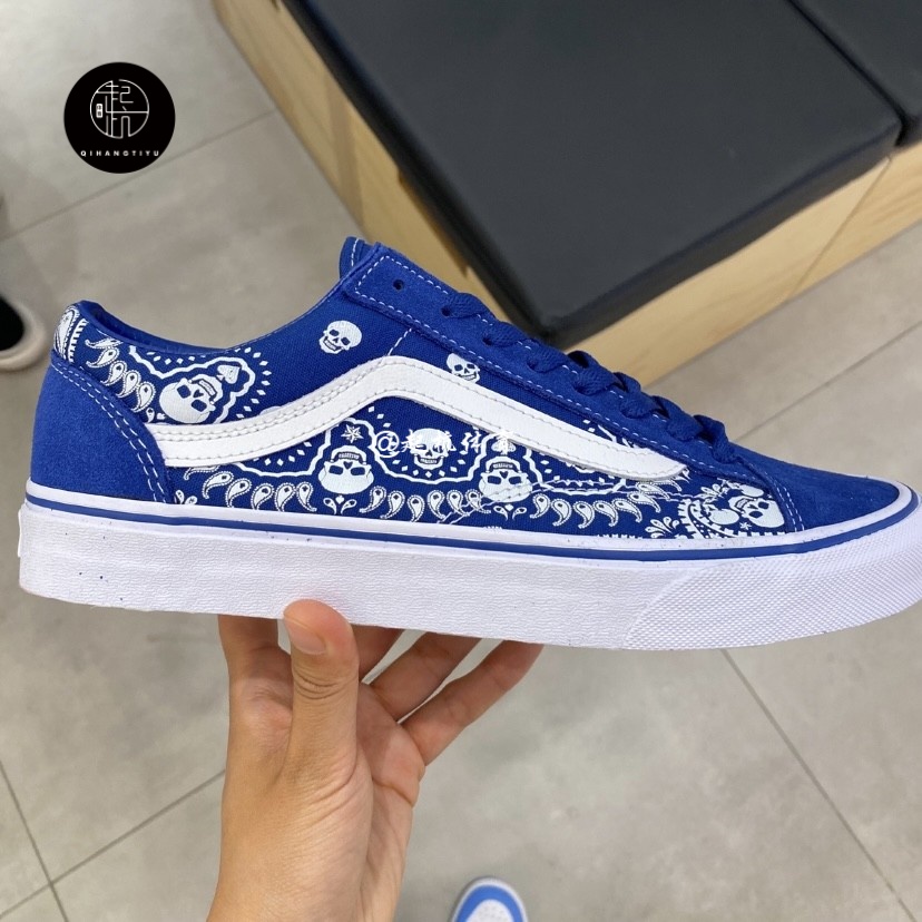 Vans/范斯Style 36 Bandana骷髅腰果花 男女滑板鞋VN0A54F642U