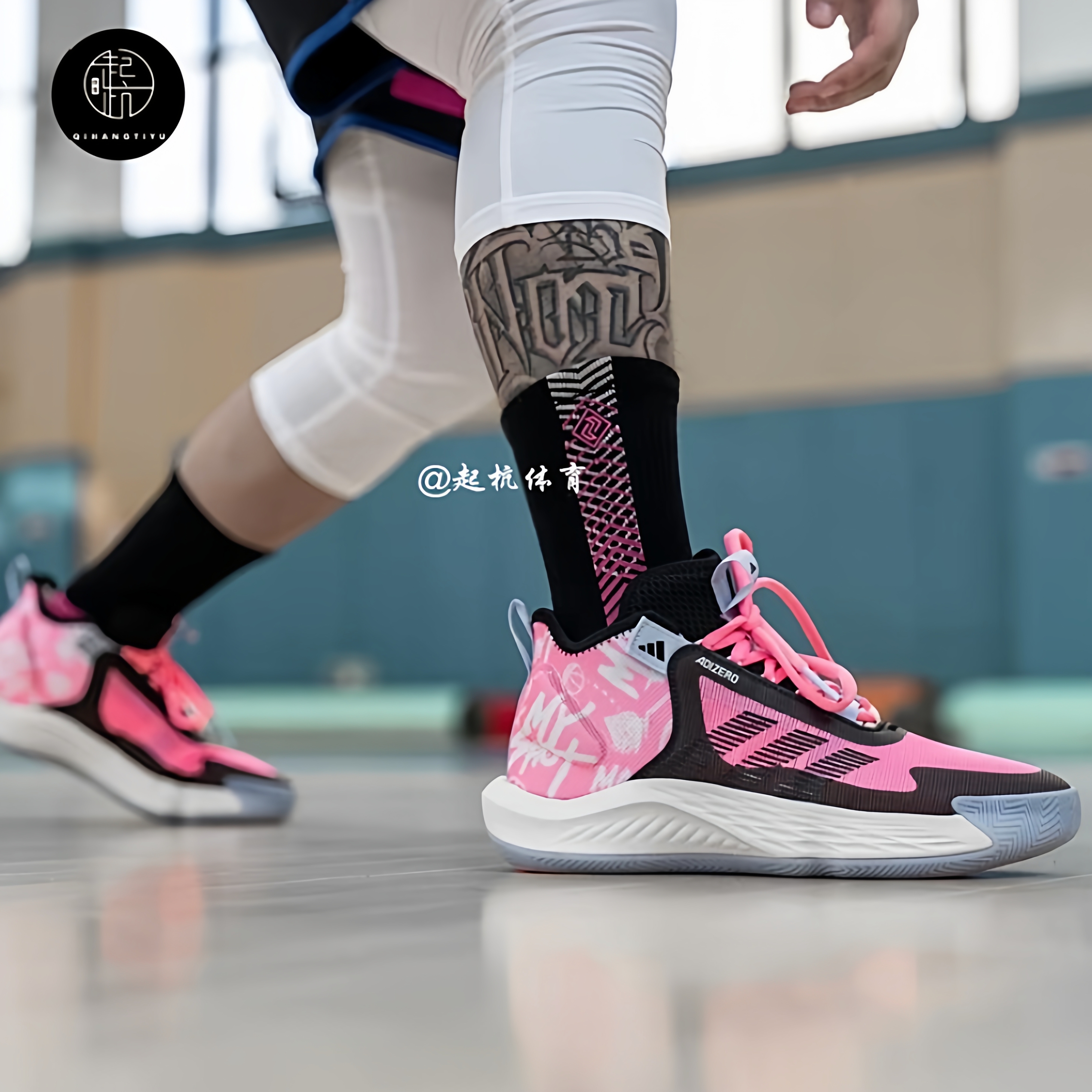 Adidas Adizero Select男子防滑耐磨 低帮缓震实战篮球鞋IF0472