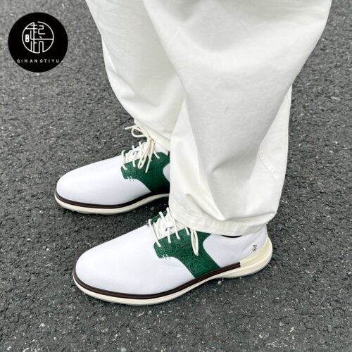 PUMA彪马 Avant x QGC牛皮皮革 舒适时尚低帮高尔夫球鞋310044-01