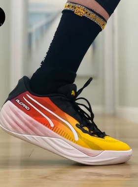 PUMA彪马 All-Pro Nitro Showtime系带低帮实战篮球鞋309890-01