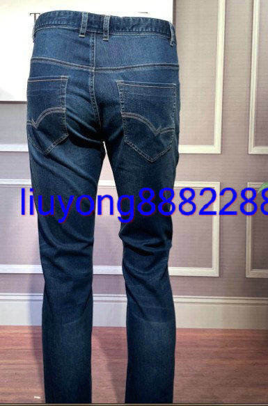 薄款威鹏牛仔裤新款有机棉夏季男中低腰商务休闲小脚五袋裤842012