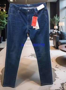 威鹏春秋新款女士牛仔裤修身小脚中腰新疆棉 433005    133301