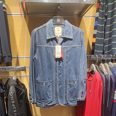 牛仔夹克男中高腰宽松休闲