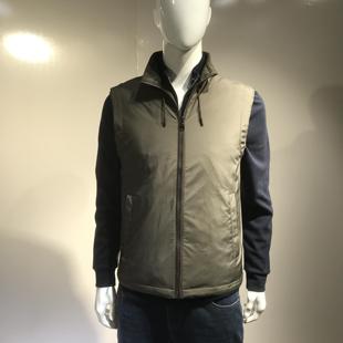 威鹏24新款男式羽绒背心无涂胶防绒卡其色A03012  宝兰色A03013