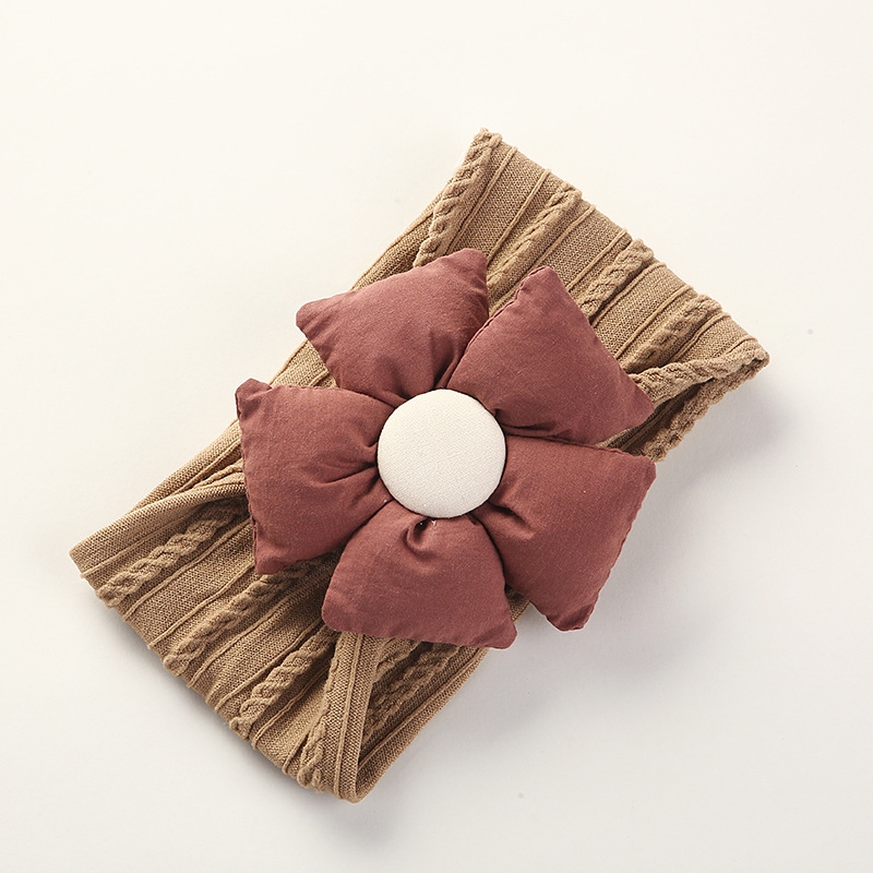 太可爱了!韩国0一3月婴儿护囟门发带超萌大眼睛女宝宝孩遮囟门萌