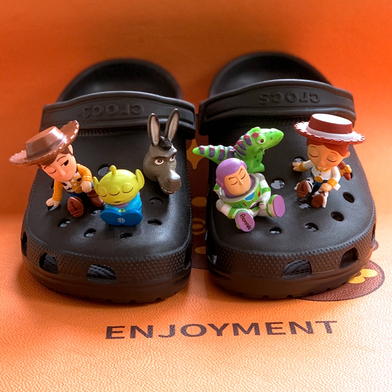 crocs洞洞鞋花搭配套装