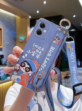 适用红米note12手机壳redminoto12pro十保护硅胶套5G直边有钱腕带小米note12可爱软壳por个性创意ins网红防摔