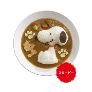 亲子厨房DIY米饭盖饭浇饭模具卡通咖喱饭模具 史努比盖浇饭团模具