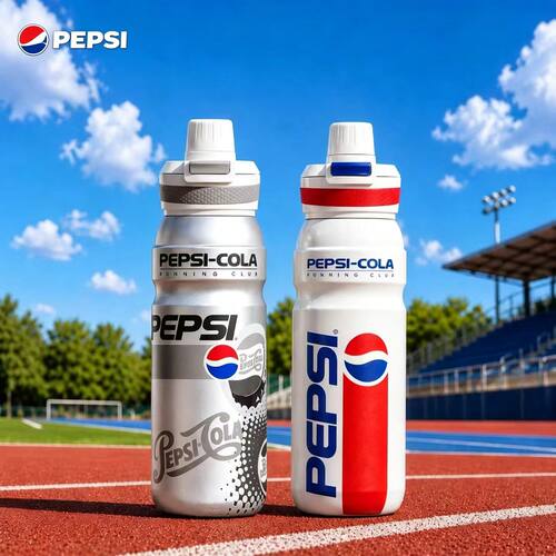新款pepsi百事可乐保温杯学生上学专用水杯户外运动吸管杯子男女