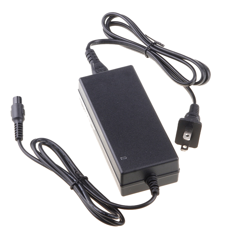 保利隆两轮儿童平衡车充电器36V电源三孔插头42V2A通用款圆头带线