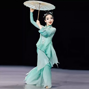 桃李杯儿童古典舞独舞服剧目服诗雨江南舞蹈服演出服艺考表演服