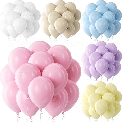 20Pcs 5/10/12inch Pastel Pink Balloons White Sand Blue Ballo