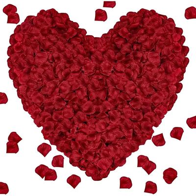 100-10000Pcs Top Colorful Artificial Fake Rose Petals Red Wh