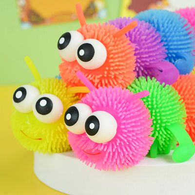 Large caterpillar pinch music mixed hair children's pinch to