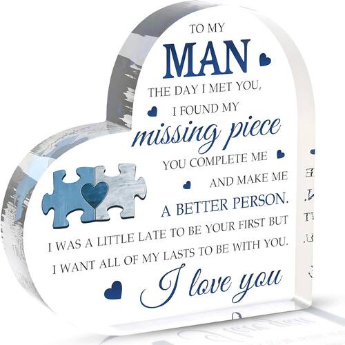 acrylic effect/pattern To My Men Gift, Valentines Anniversar