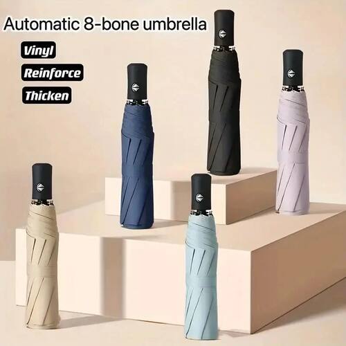 8-Rib Automatic High Quality Umbrella - One-Touch Open/Close