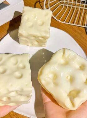 Cheese Cube Stress Ball Big Cheese Shapeable Squeeze Ball No
