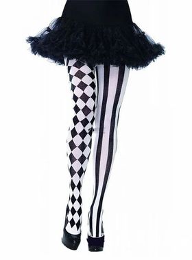 Spring Autumn Lady Cosplay Striped Tights Stripe Stocks High