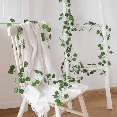 210Cm Artificial Hanging Christmas Garland Plants Vine Leave