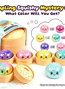 Sparkle Bun Squishy Toy Slow Rebound Stress Relief Squeeze B