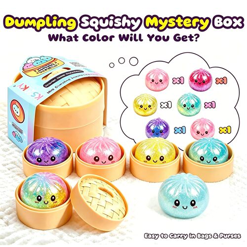 Sparkle Bun Squishy Toy Slow Rebound Stress Relief Squeeze B