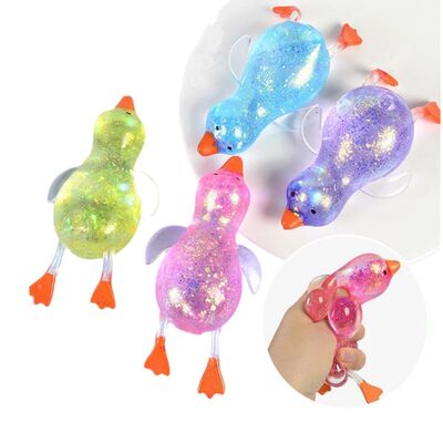 Maltose Colorful Aurora Duck Squeeze Toy Soft Cute Animal St