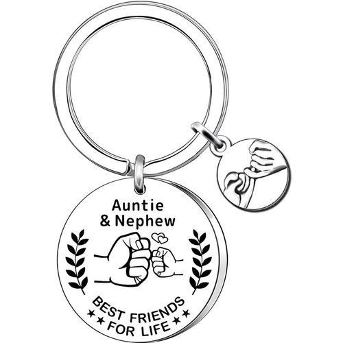 Stainless Steel Keychain Father's Day Mother's Day Gift Aunt