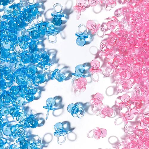 Pacifiers for Baby Shower Game, Plastic Pacifiers for Baby S